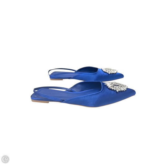 Shoes Flats By Open Edit In Blue, Size: 8.5