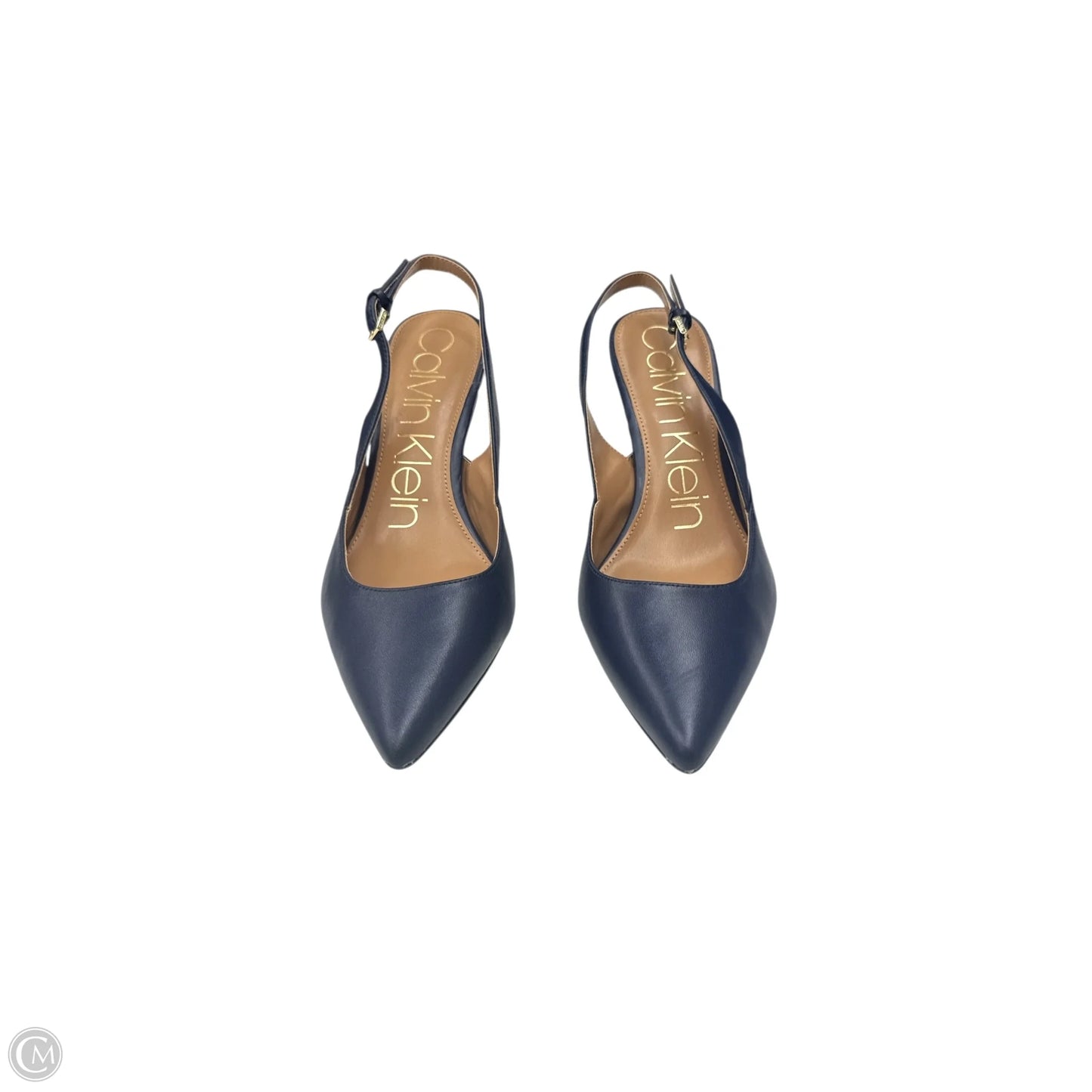 Shoes Heels Kitten By Calvin Klein In Navy, Size: 8.5