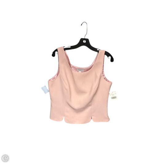 Top Sleeveless By Liz Claiborne In Pink, Size: 14