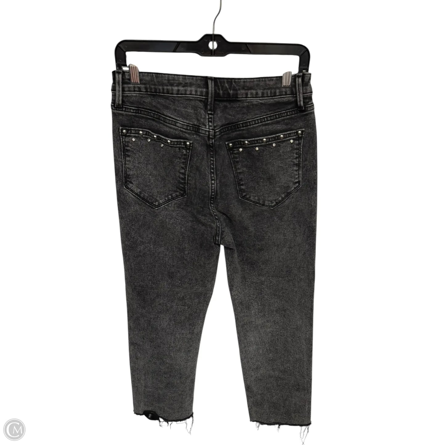 Jeans Straight By Aqua In Black Denim, Size: 4