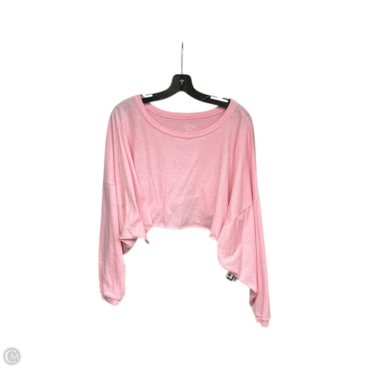 Top Long Sleeve Basic By Out From Under In Pink, Size: M