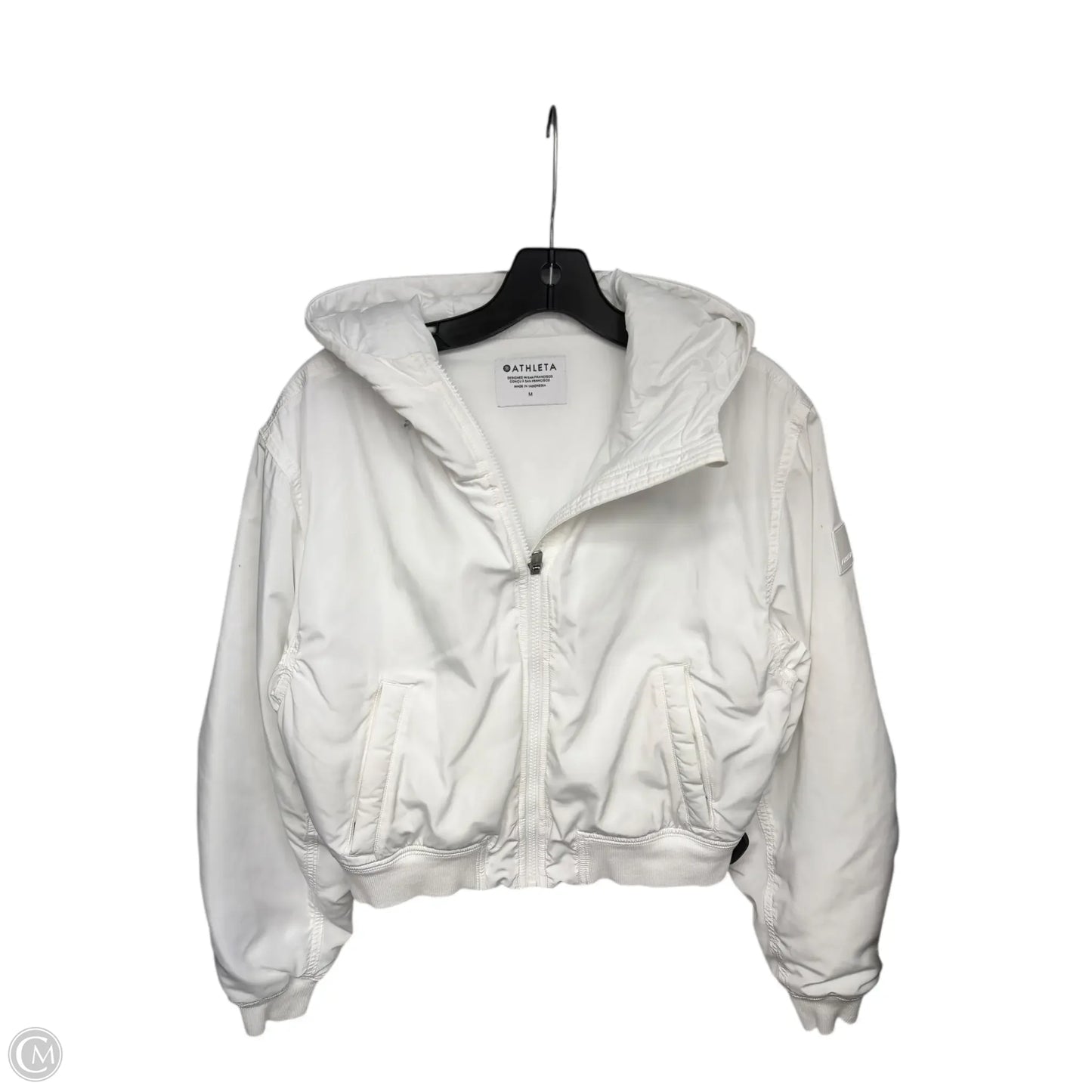 Coat Puffer & Quilted By Athleta In White, Size: M