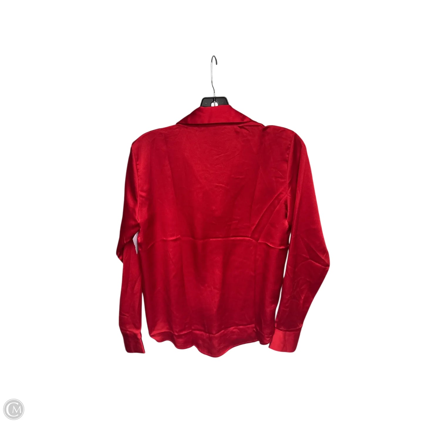 Top Long Sleeve By Ann Taylor In Red, Size: Xs
