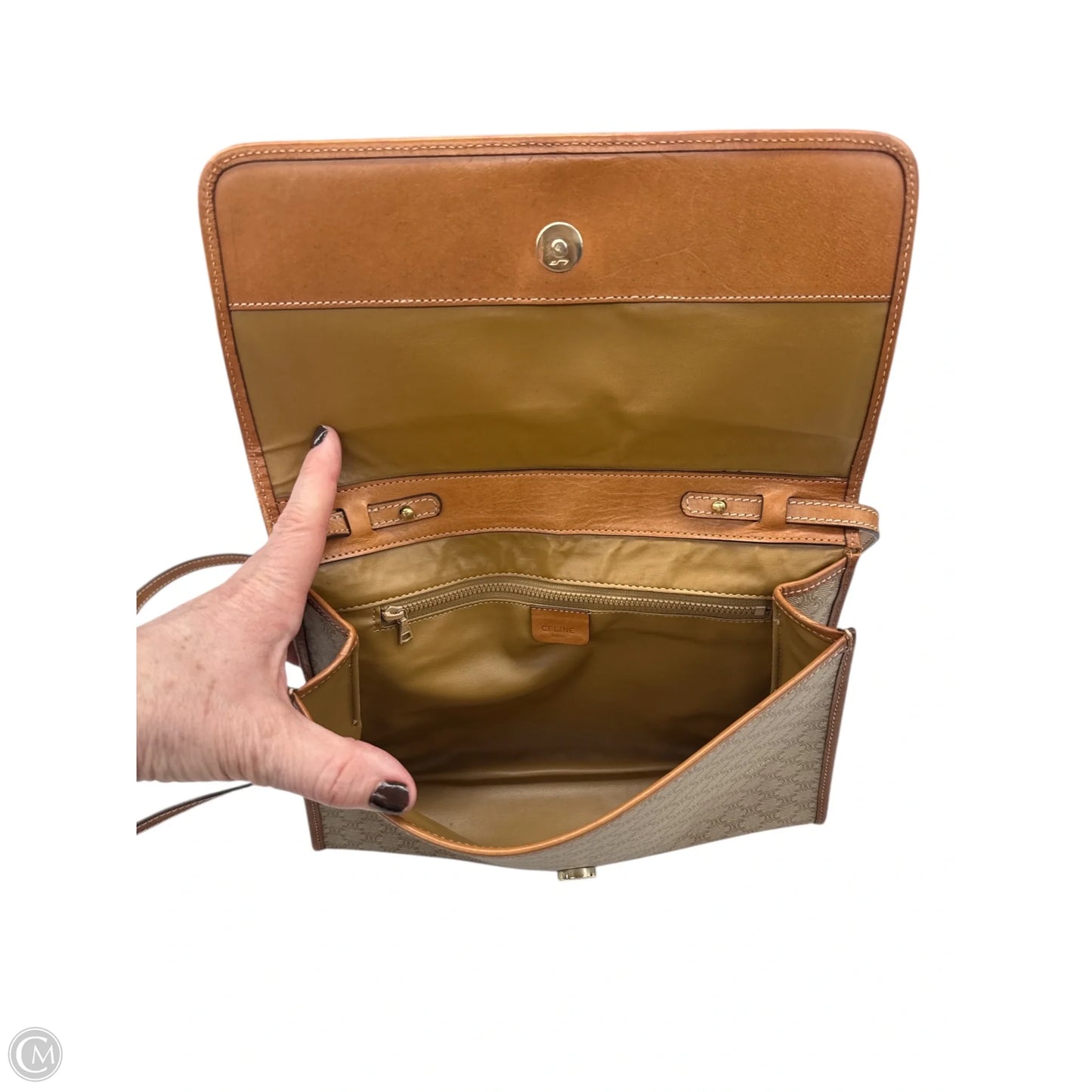 Crossbody Luxury Designer By Celine, Size: Large