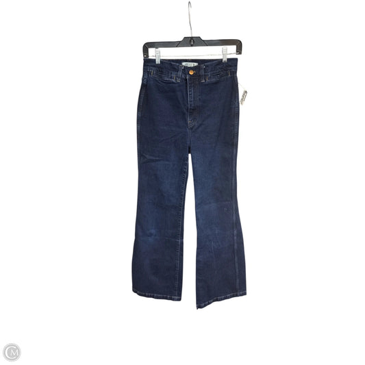 Jeans Wide Leg By Madewell In Blue Denim, Size: 4