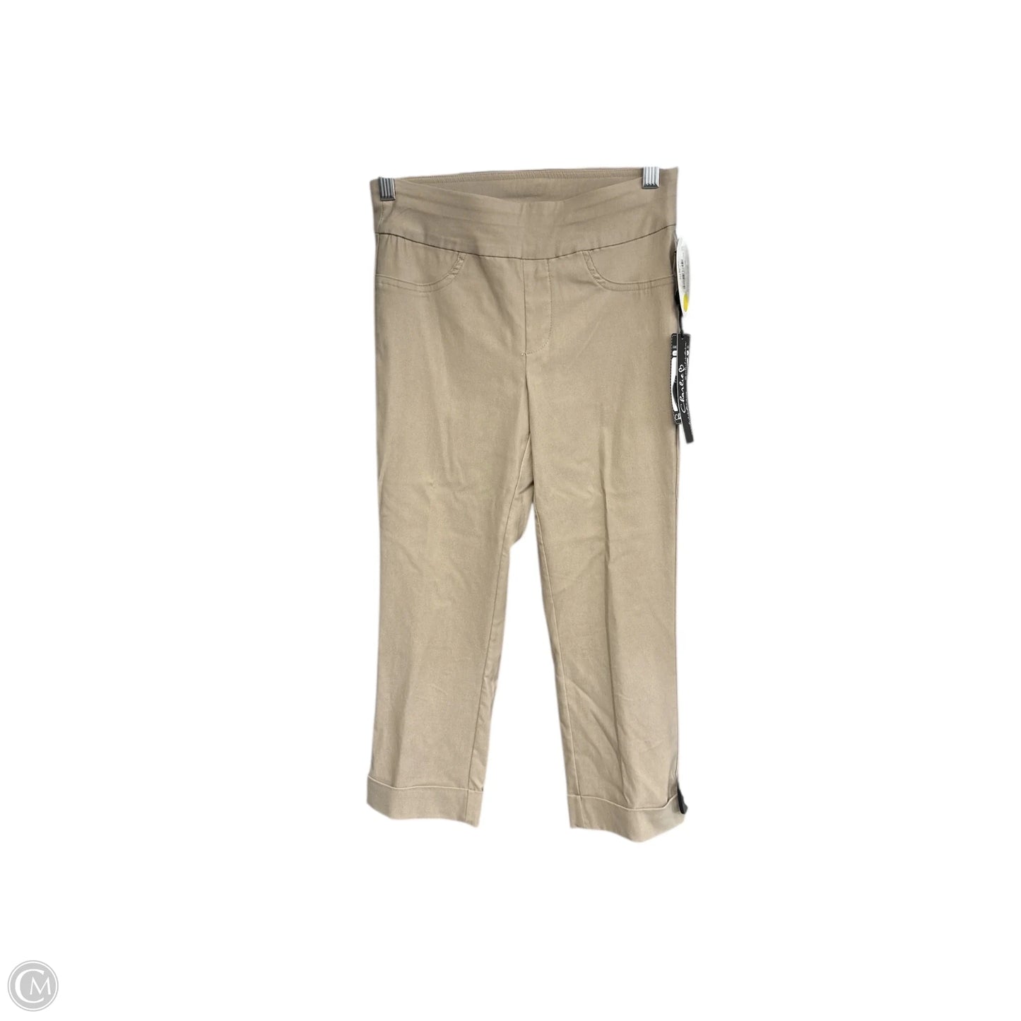 Pants Cropped By Charlie B In Tan, Size: 2
