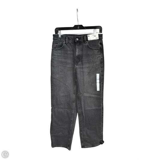 Jeans Straight By Clothes Mentor In Black Denim, Size: L