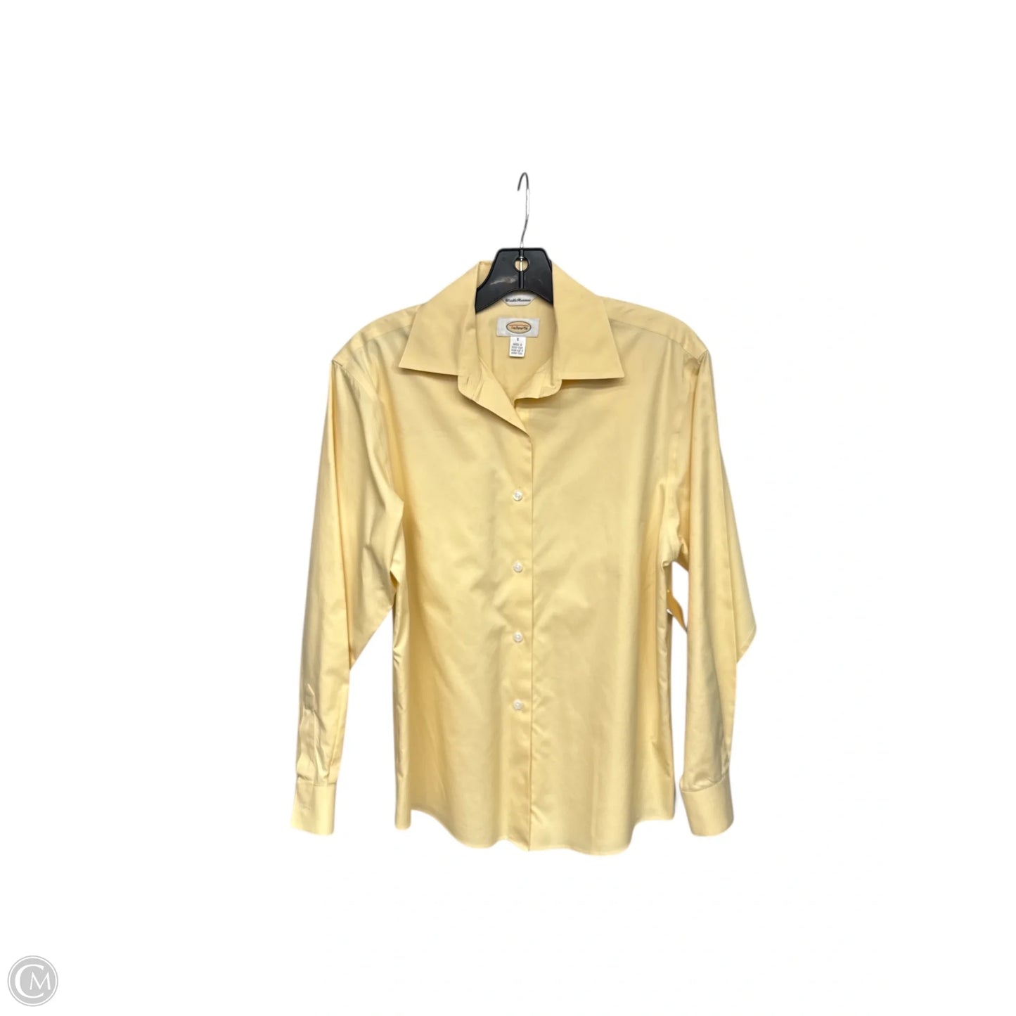 Top Long Sleeve By Talbots In Yellow, Size: 6