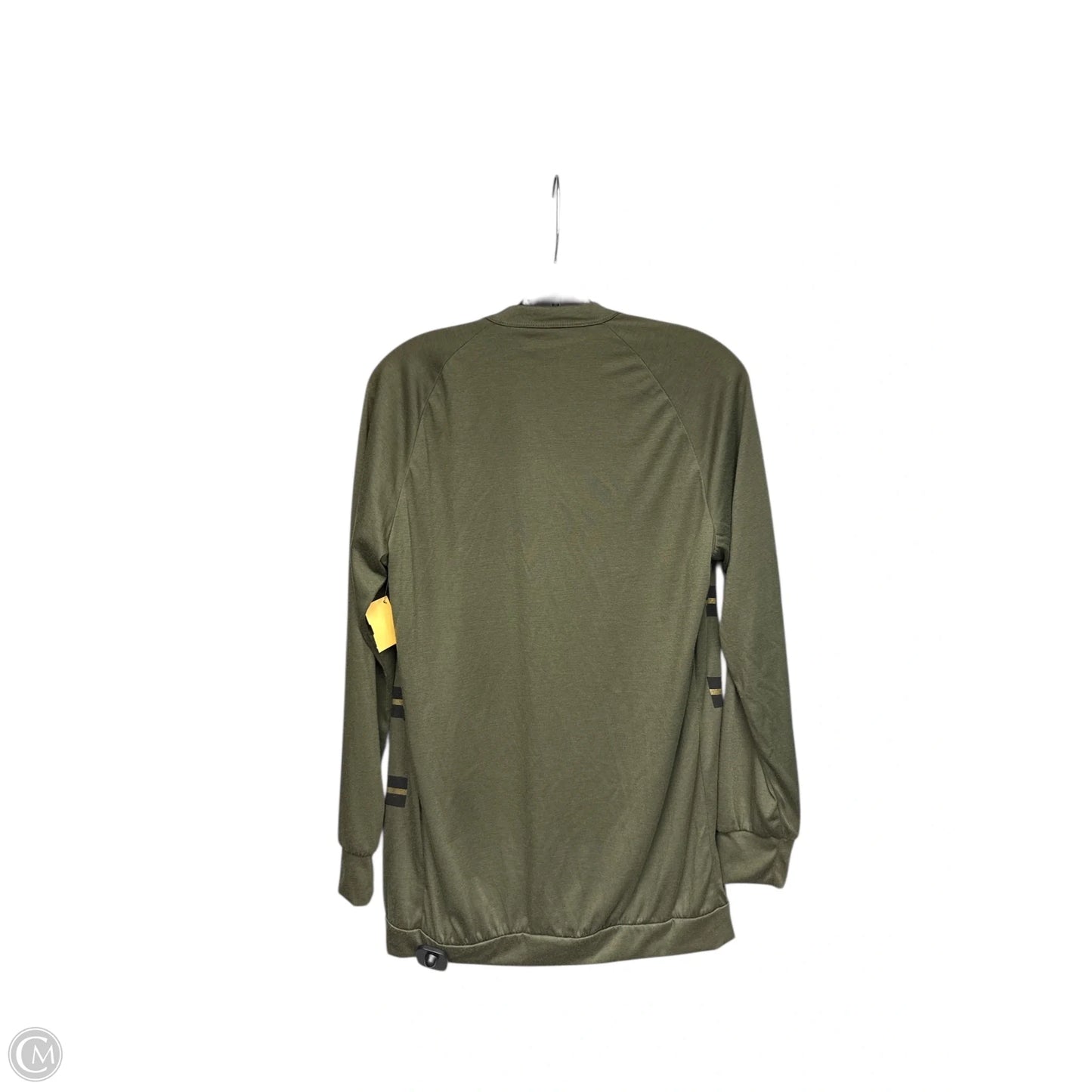 Cardigan By Clothes Mentor In Black & Green, Size: Xs