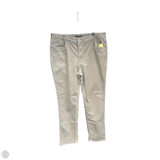 Pants Corduroy By Kut In Tan, Size: 14