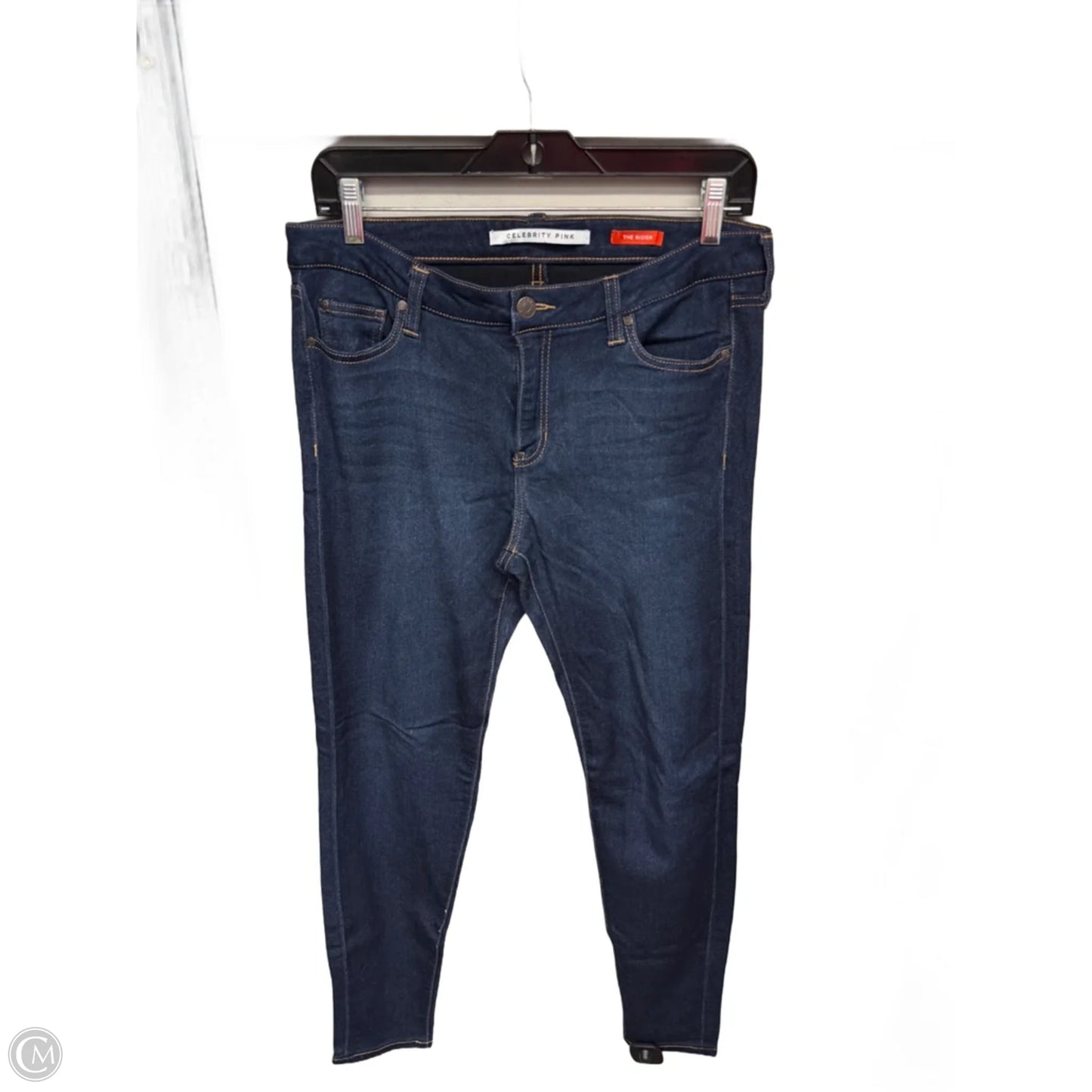 Jeans Jeggings By Celebrity Pink In Blue Denim, Size: 30
