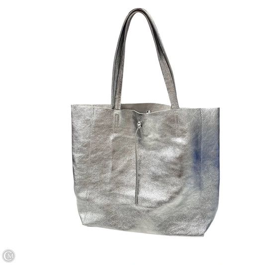 Tote Leather By Clothes Mentor, Size: Large