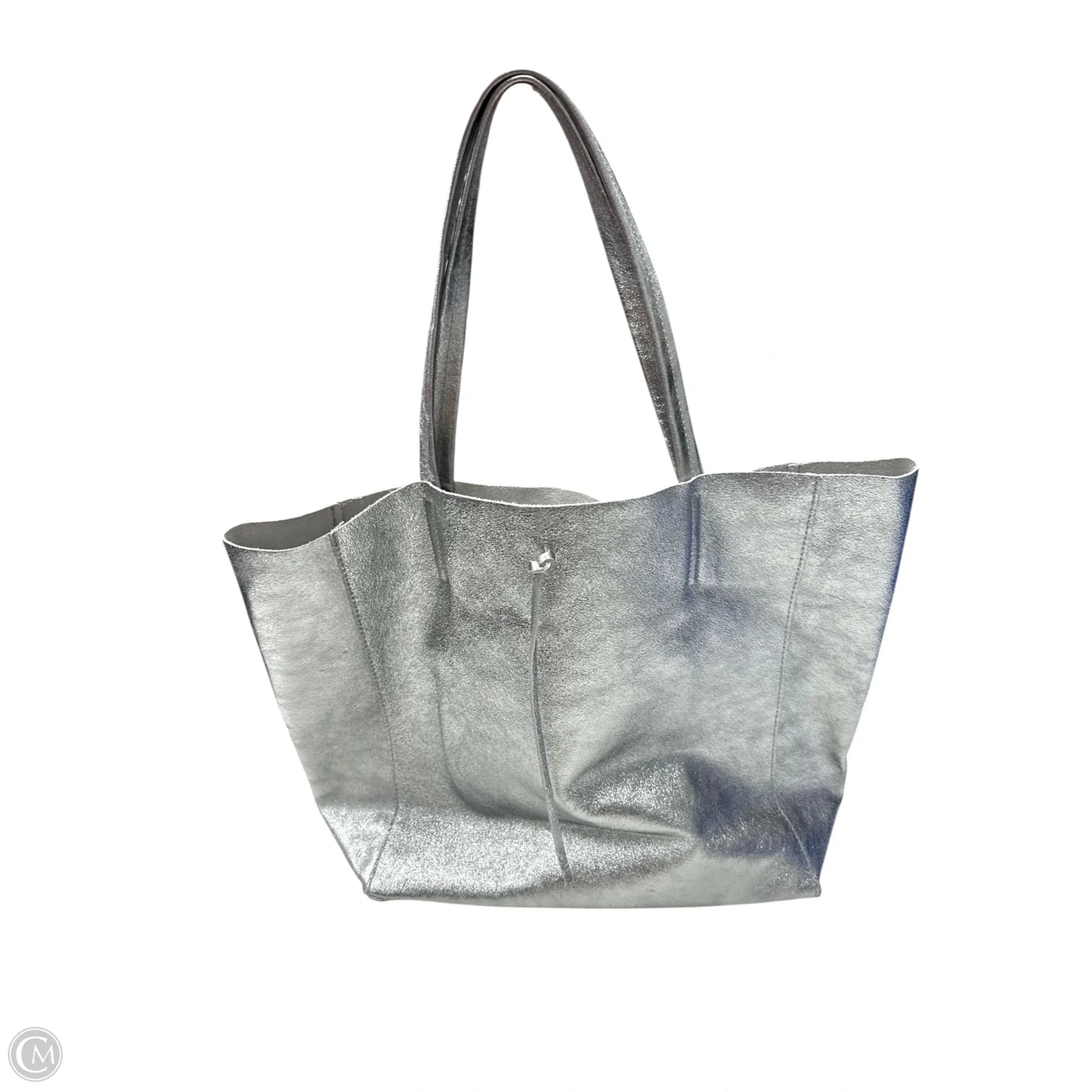 Tote Leather By Clothes Mentor, Size: Large
