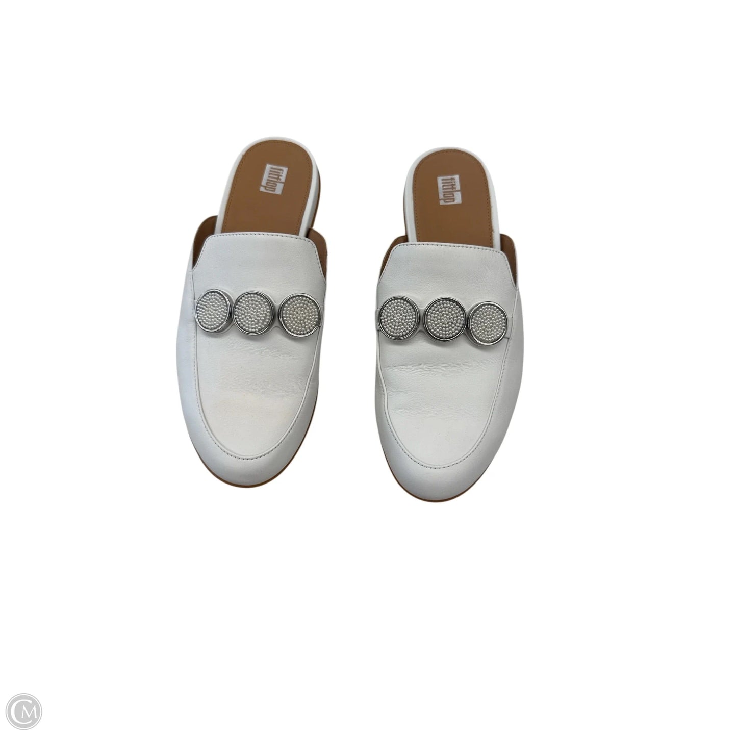 Sandals Flats By Fitflop In White, Size: 8