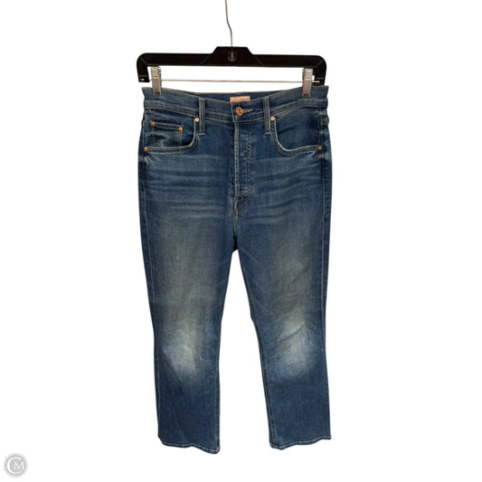 Jeans Boot Cut By Mother In Blue Denim, Size: 4