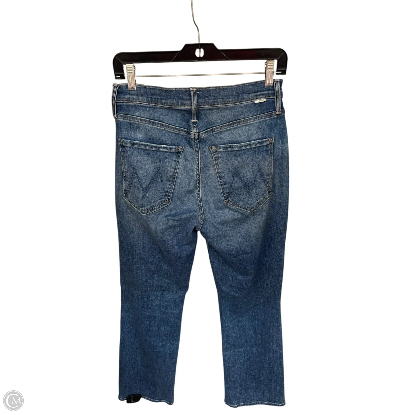 Jeans Boot Cut By Mother In Blue Denim, Size: 4
