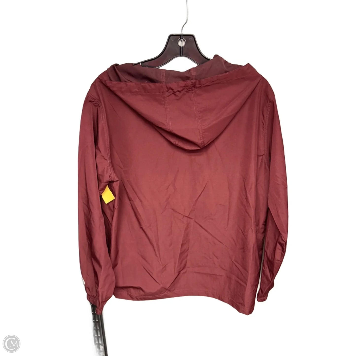 Athletic Jacket By Champion In Maroon, Size: Xl