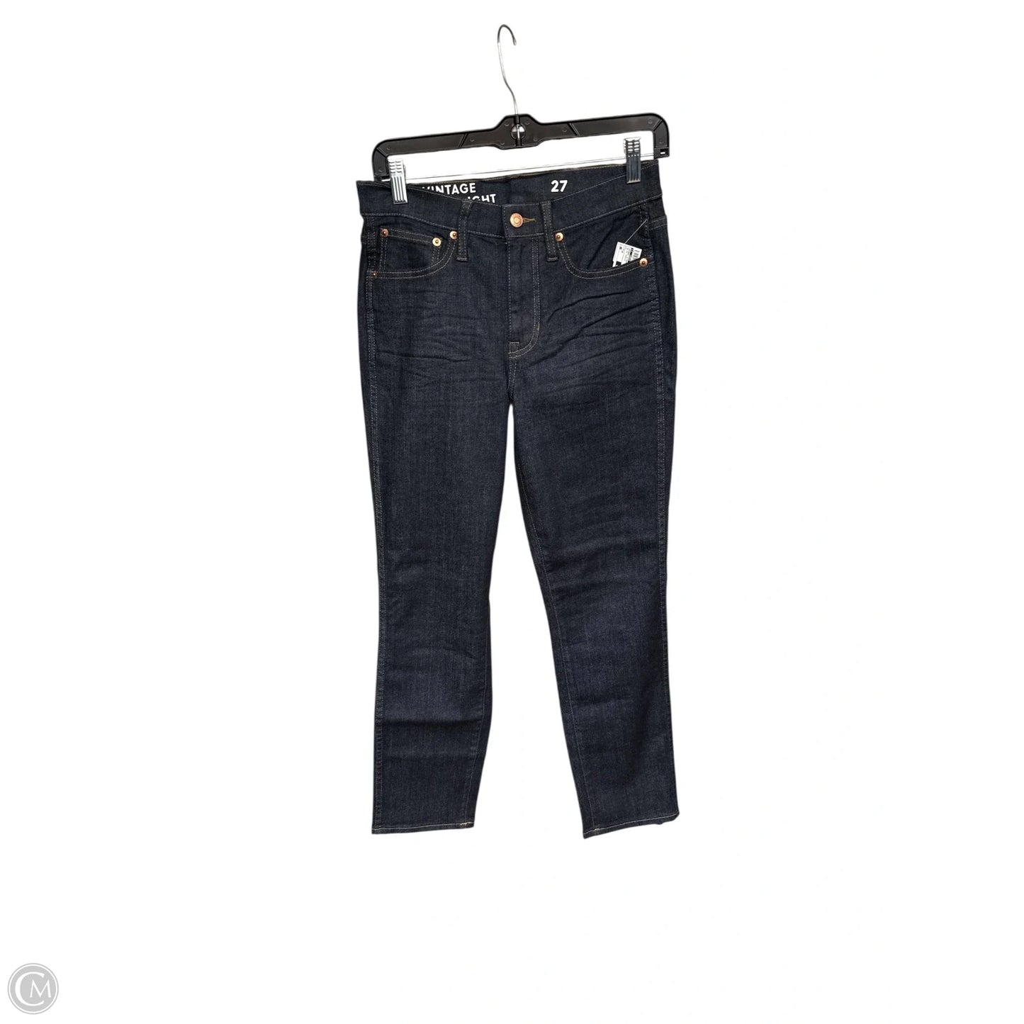 Jeans Straight By J. Crew In Blue Denim, Size: 4