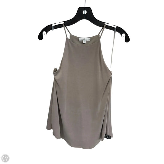 Top Sleeveless By Moa Moa In Taupe, Size: Xs