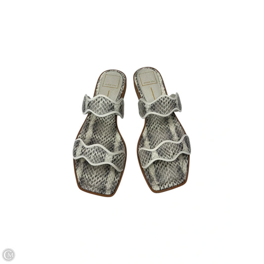Sandals Flats By Dolce Vita In Snakeskin Print, Size: 6.5