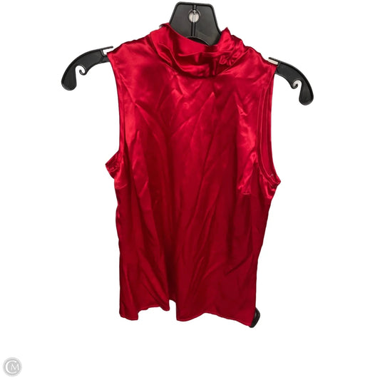 Top Long Sleeve By Petite Sophisticate In Red, Size: 4