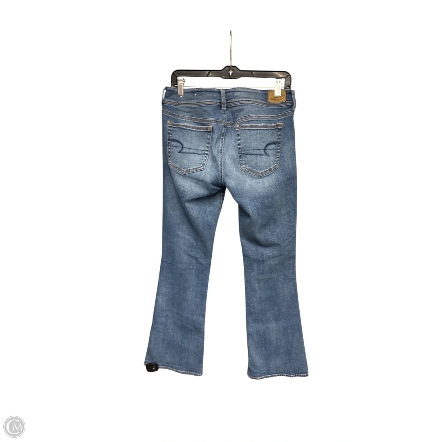 Jeans Flared By Abercrombie And Fitch In Blue Denim, Size: 8