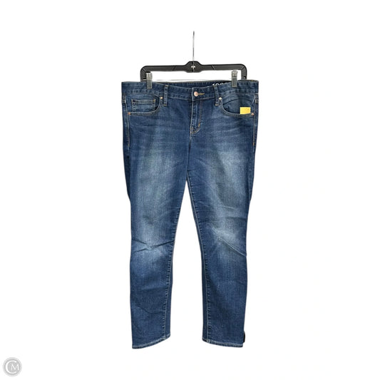Jeans Skinny By Gap In Blue Denim, Size: 12