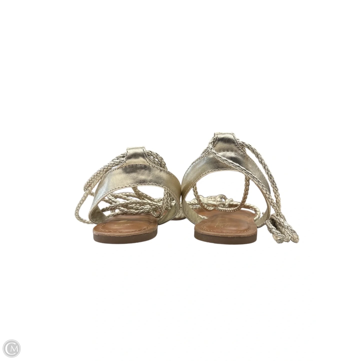 Sandals Flats By Mossimo In Brown, Size: 10