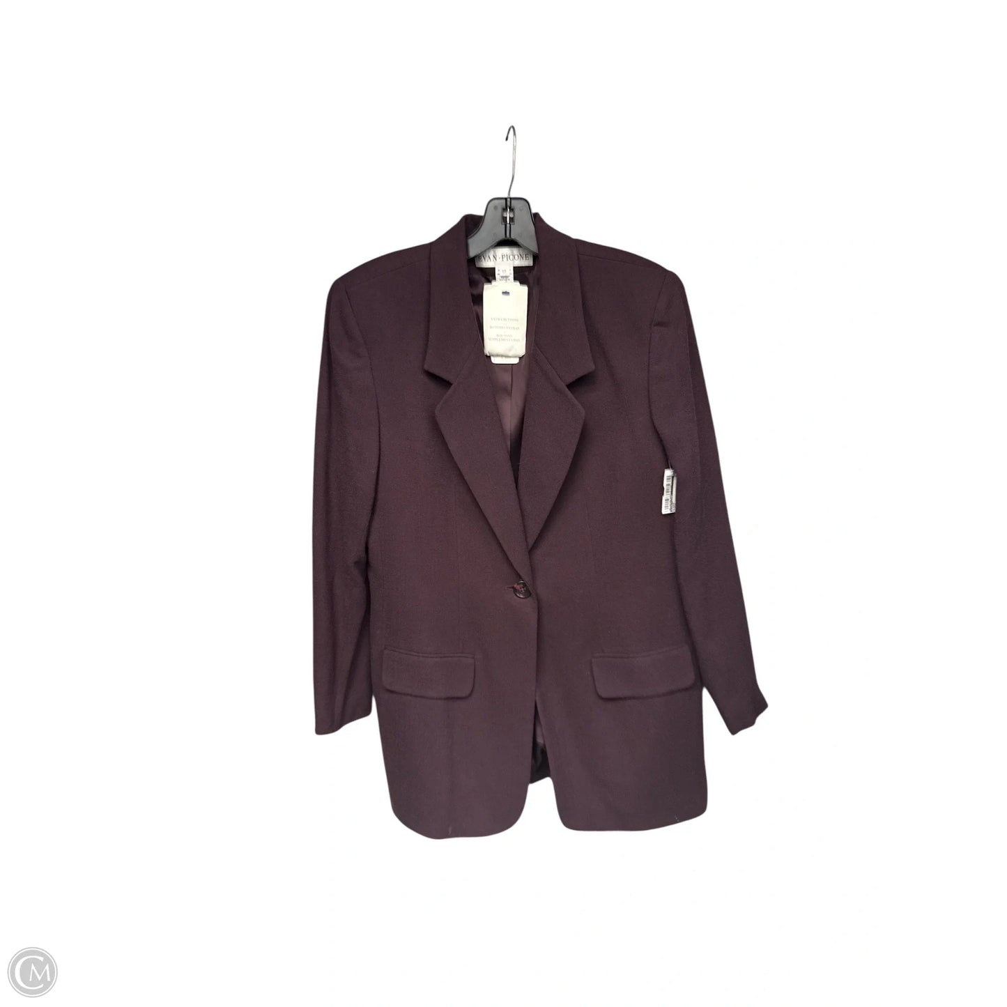 Blazer By Evan-picone In Purple, Size: 12