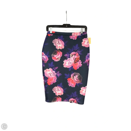 Skirt Midi By Clothes Mentor In Floral Print, Size: Small