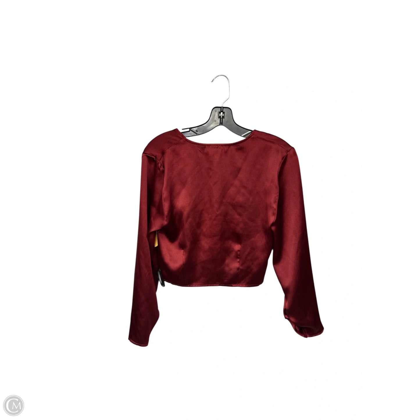 Top Long Sleeve By House Of Harlow In Maroon, Size: M
