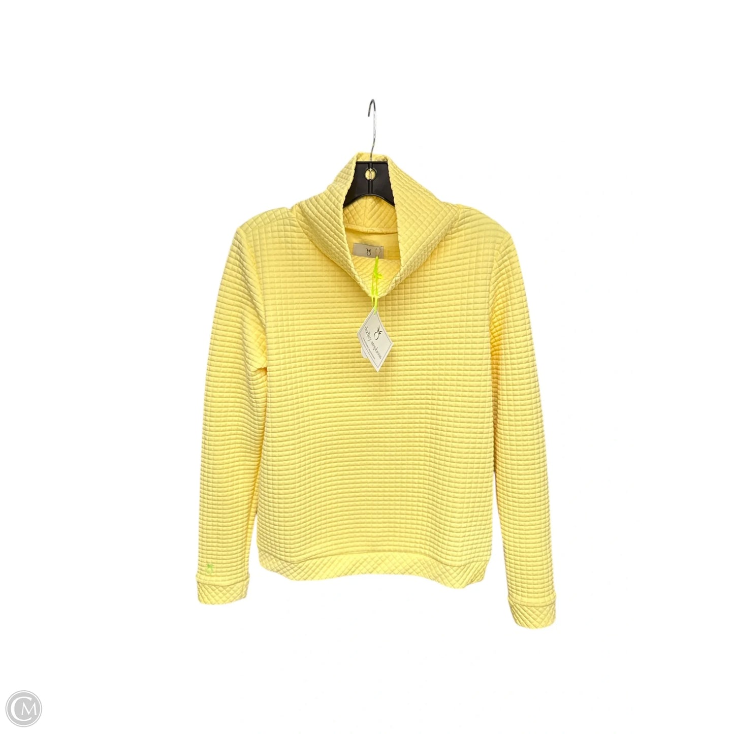 Sweatshirt Collar By Cmc In Yellow, Size: M
