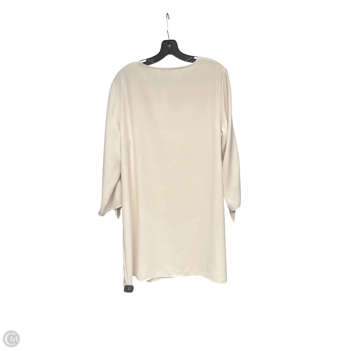 Dress Party Midi By Express In Beige, Size: L