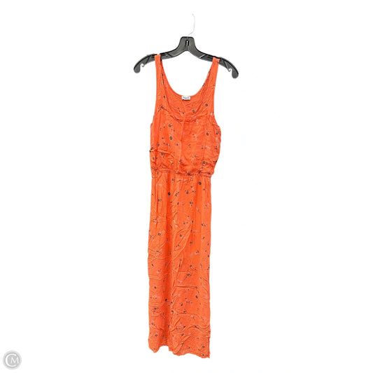 Dress Casual Midi By Splendid In Orange, Size: M