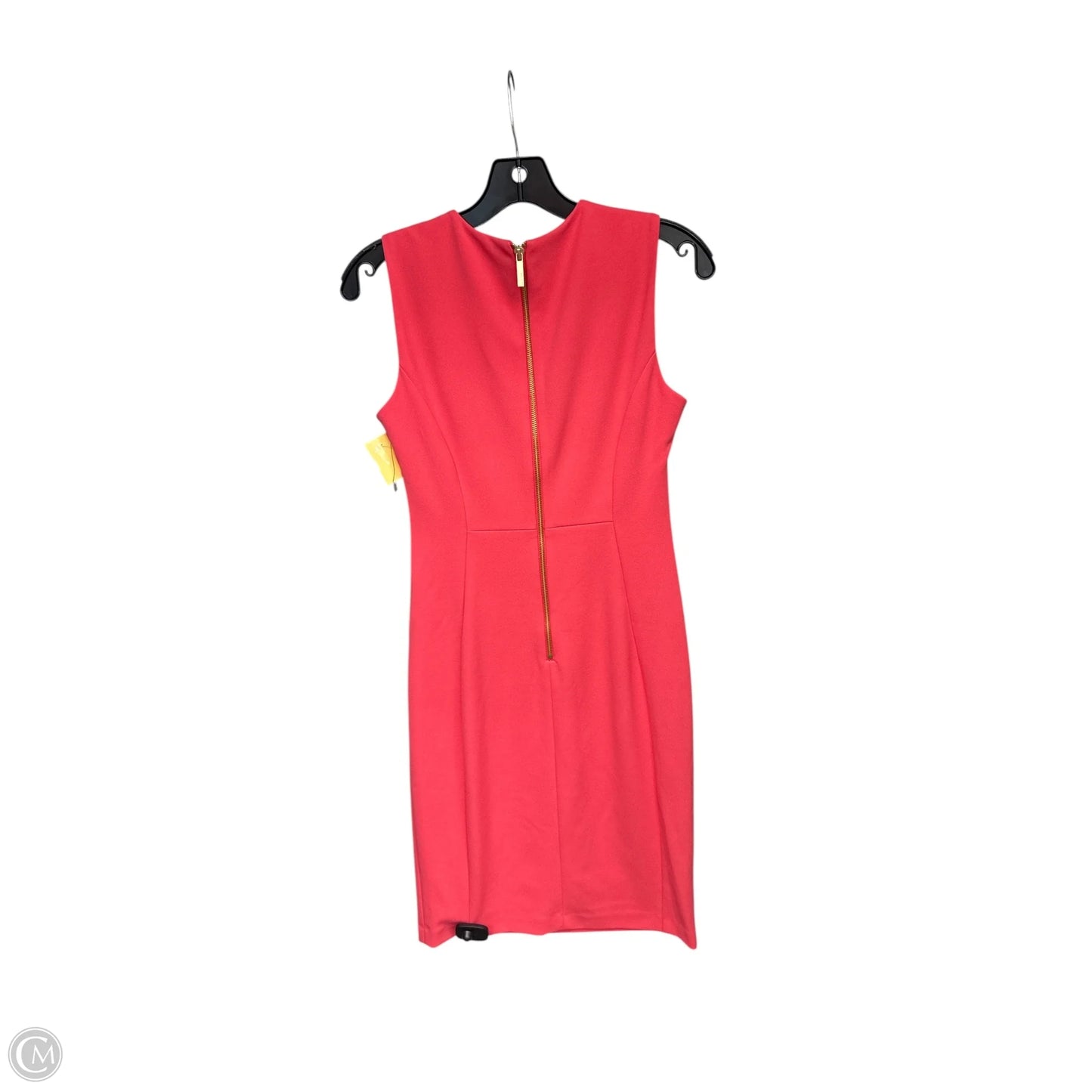 Dress Work By Calvin Klein In Coral, Size: 4