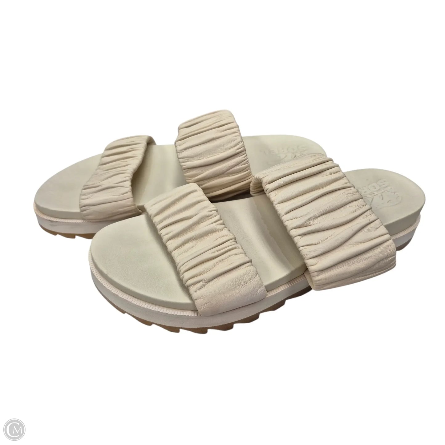 Sandals Flats By Sorel In Cream, Size: 9