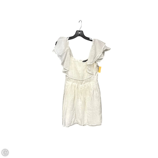 Dress Party Midi By Something Navy In White, Size: S