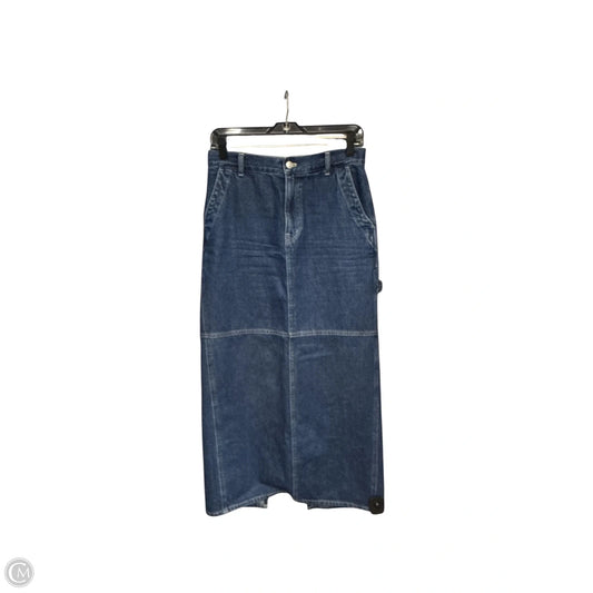 Skirt Maxi By Madewell In Blue Denim, Size: 26