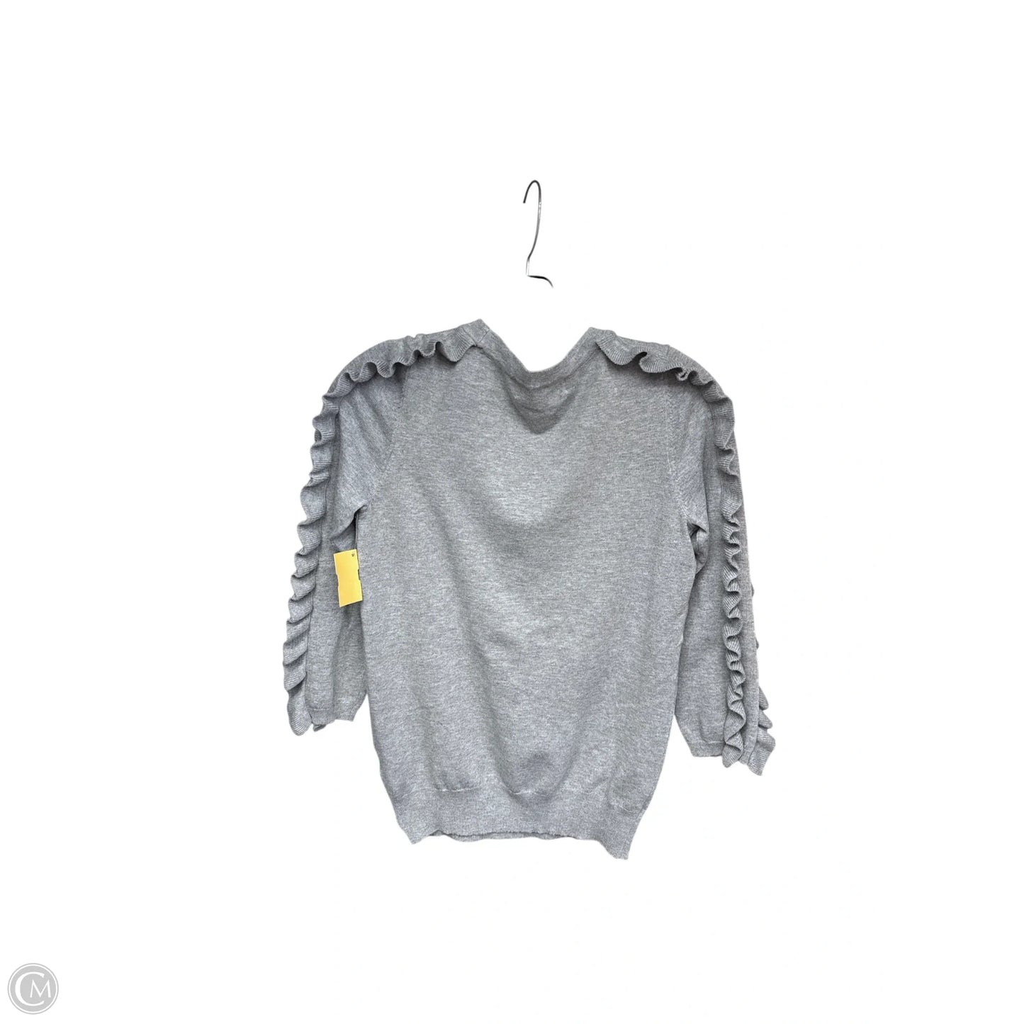 Top Long Sleeve By Philosophy In Grey, Size: S