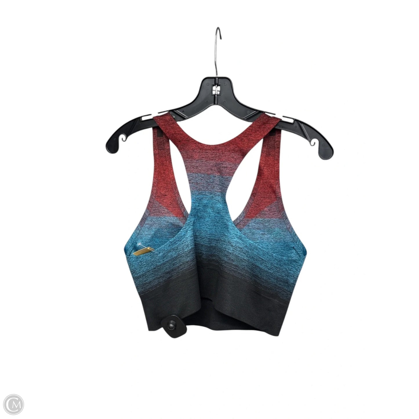 Athletic Bra By Athleta In Blue & Red, Size: L