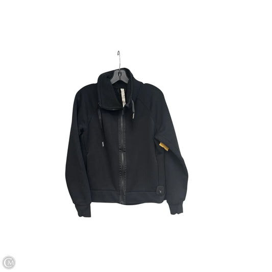 Athletic Jacket By Lululemon In Black, Size: 12