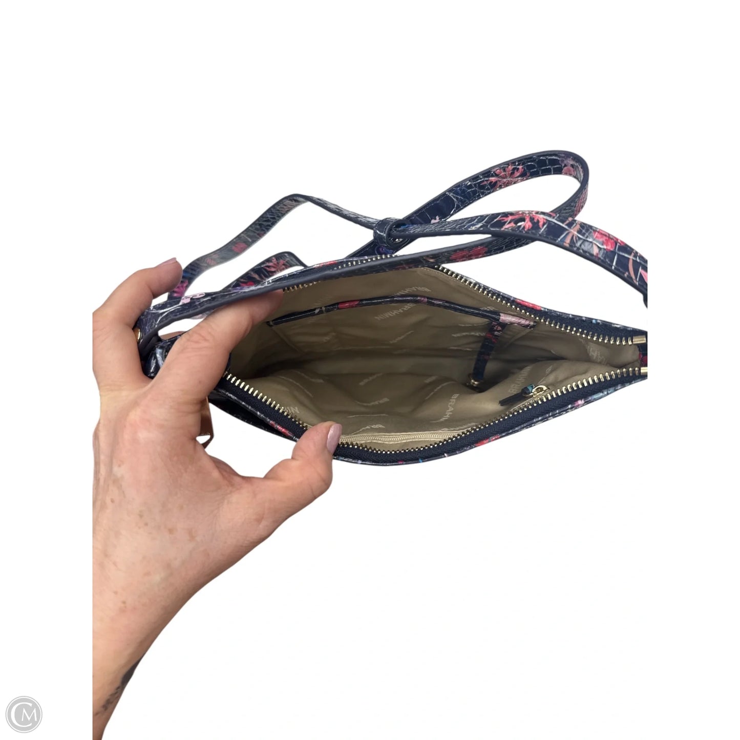 Crossbody Designer By Brahmin, Size: Medium