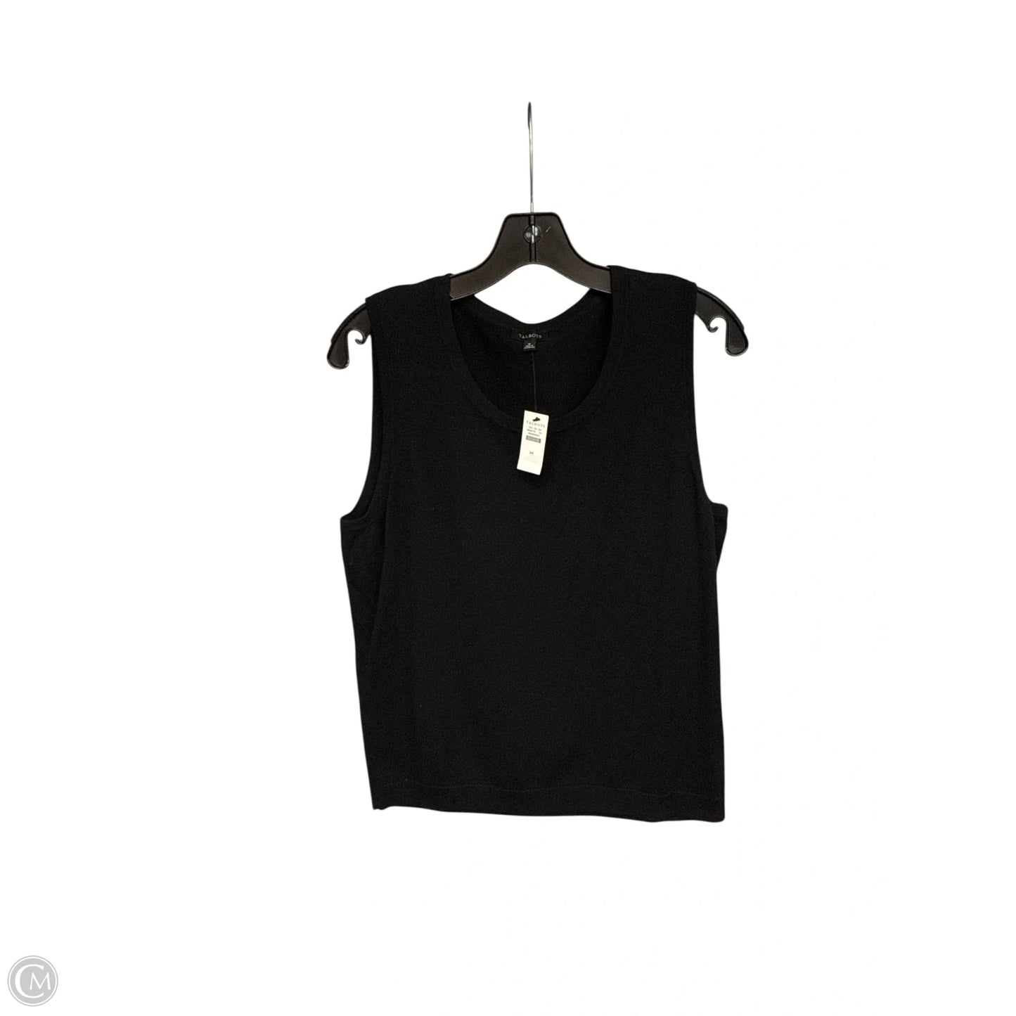 Top Sleeveless Basic By Talbots In Black, Size: M