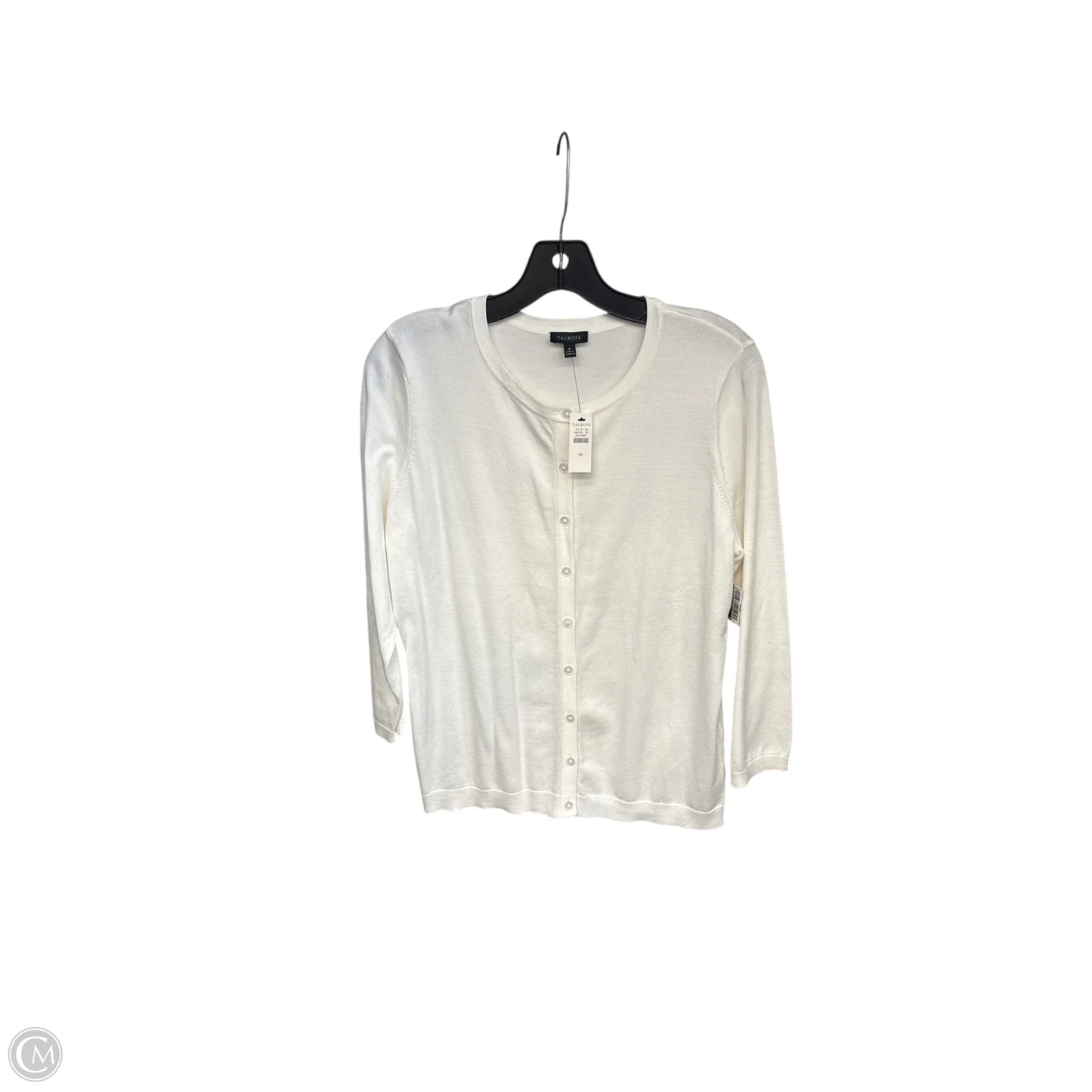 Cardigan By Talbots In White, Size: M
