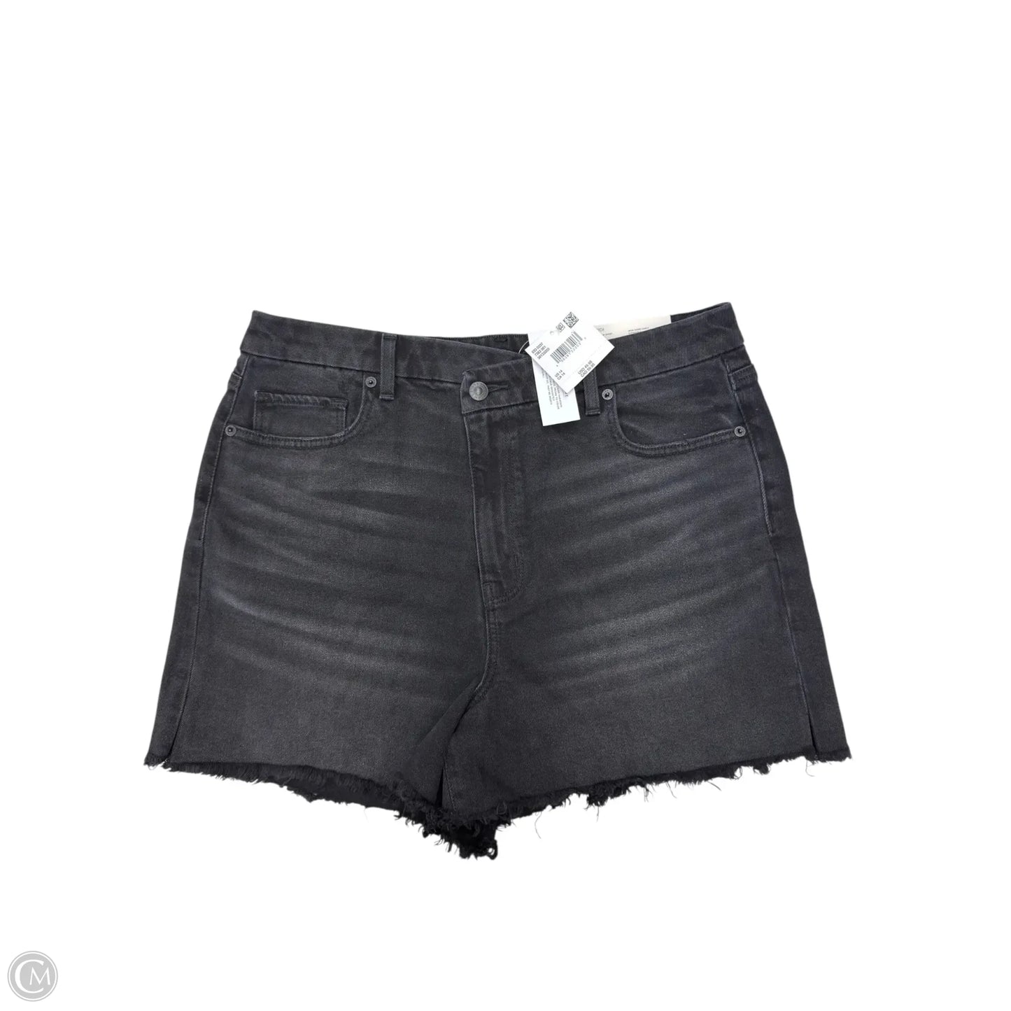 Shorts By American Eagle In Black Denim, Size: 14