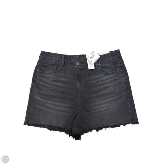 Shorts By American Eagle In Black Denim, Size: 14