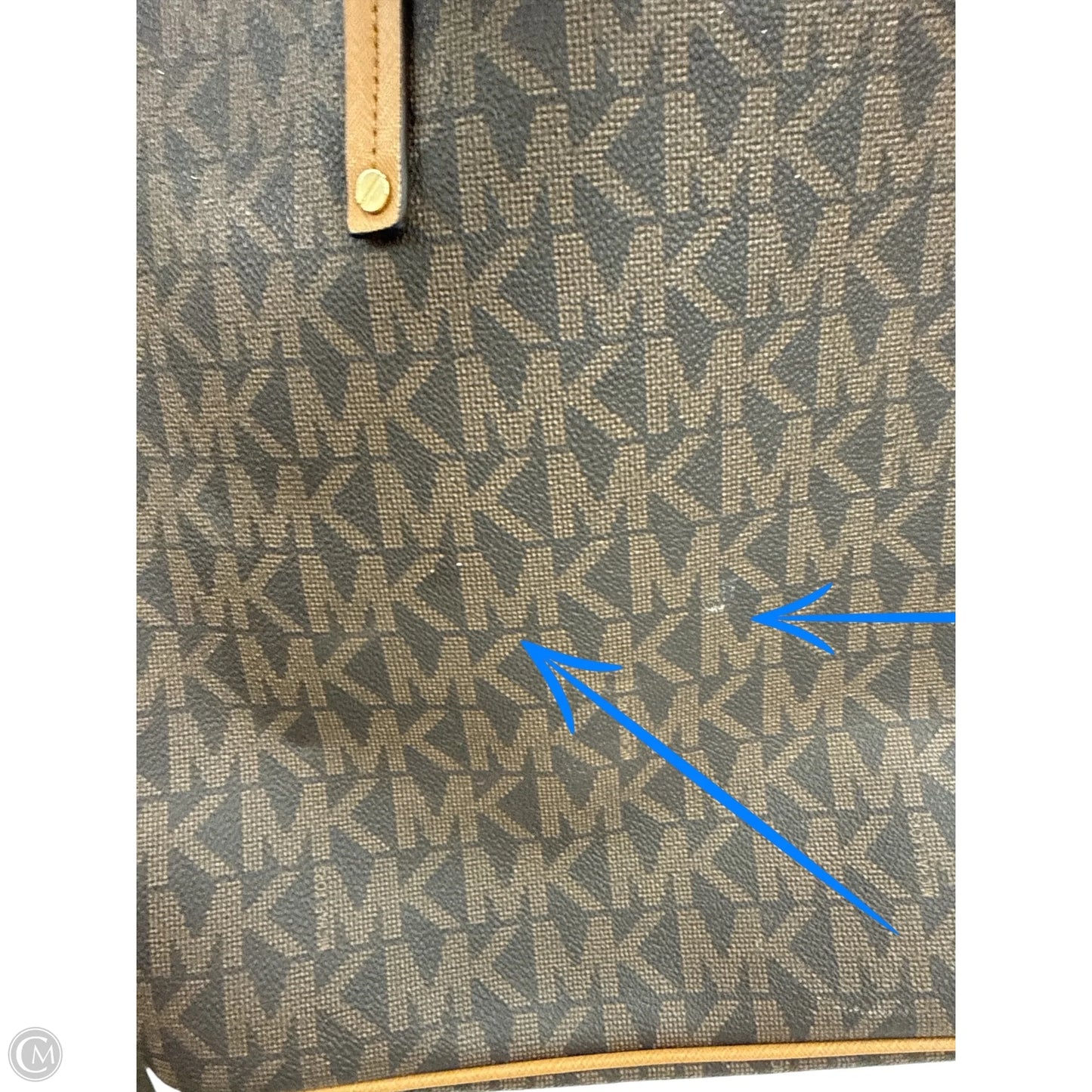 Tote Designer By Michael Kors, Size: Large