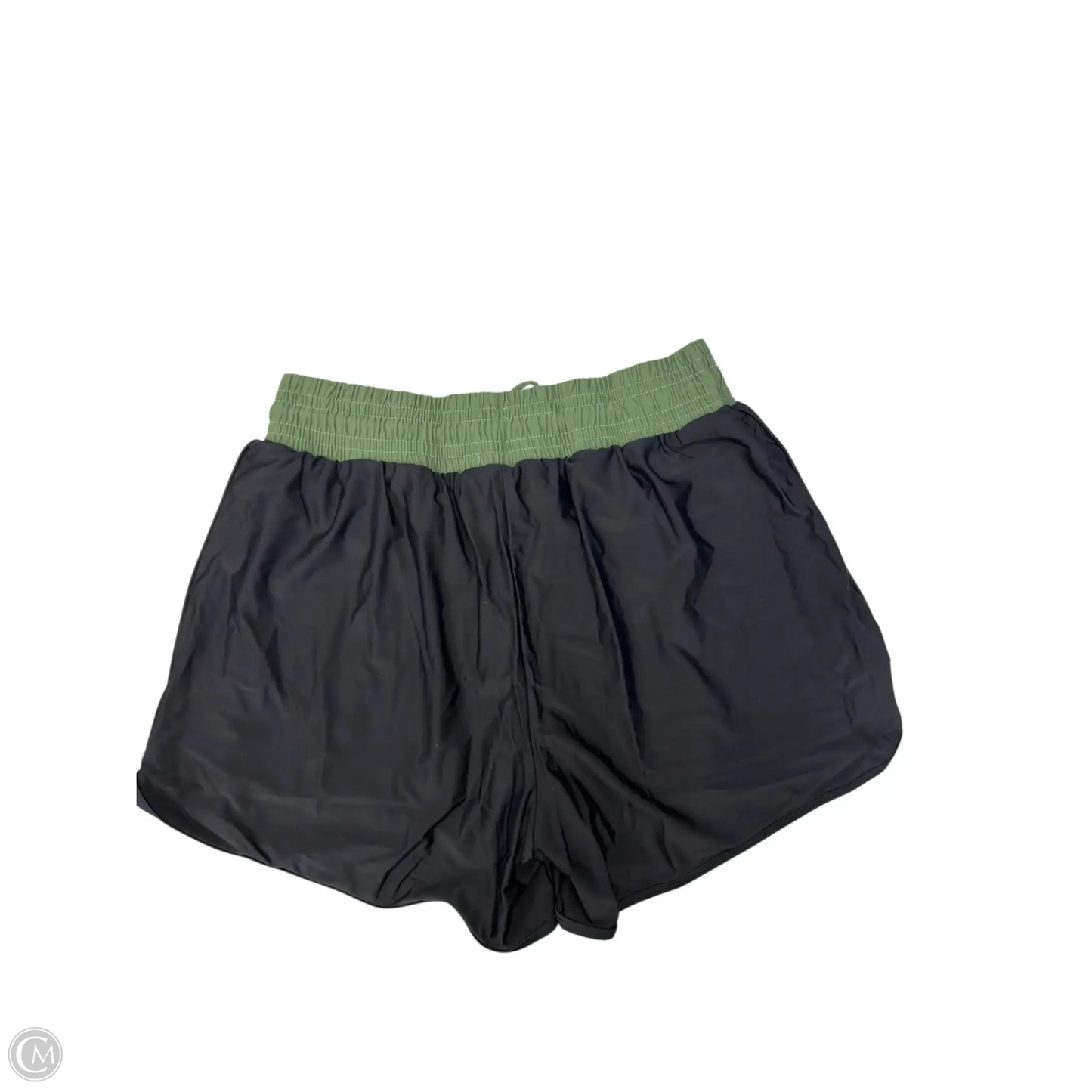 Swimsuit 2pc By Clothes Mentor In Black & Green, Size: 2x