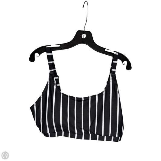 Swimsuit 2pc By Clothes Mentor In Striped Pattern, Size: 2x