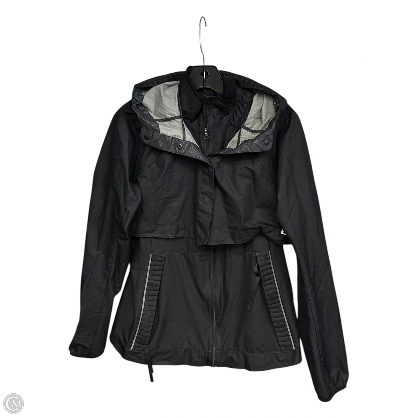 Athletic Jacket By Lululemon In Black, Size: 10